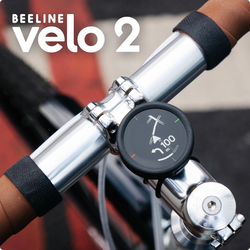 Beeline Bike GPS Computer - Velo 2 | Wireless Global Navigation Map | Weatherproof & 11+ Hours Battery Life | USB Charging | Sat Nav for Cycling with a Strap Mount Included | Glove Friendly - Image 2